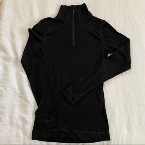 Smartwool NTSMid 250 zip turtleneck wool base layer top size S women
